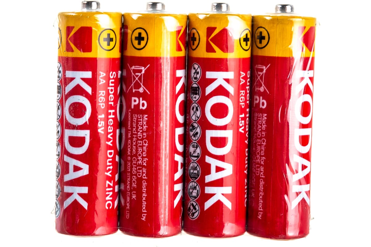 Батарейка Kodak Extra Heavy Duty R6 4s солевая