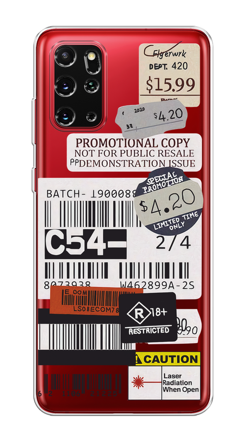 

Чехол на Samsung Galaxy S20 Plus "Flight to Paris", Серый;бежевый, 29350-1