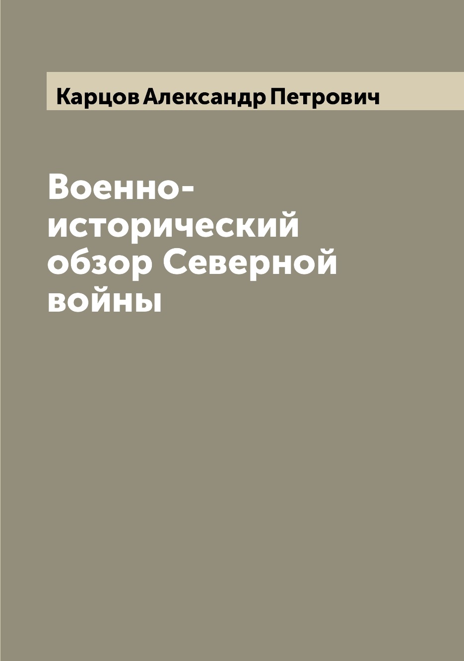 

Книга Военно-исторический обзор Северной войны