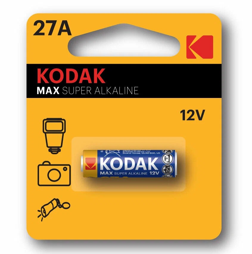 Батарейка Kodak 27A-1BL щелочная