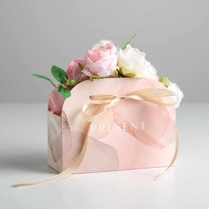 

Переноска для цветов складная Present, 17 × 13 × 7 см