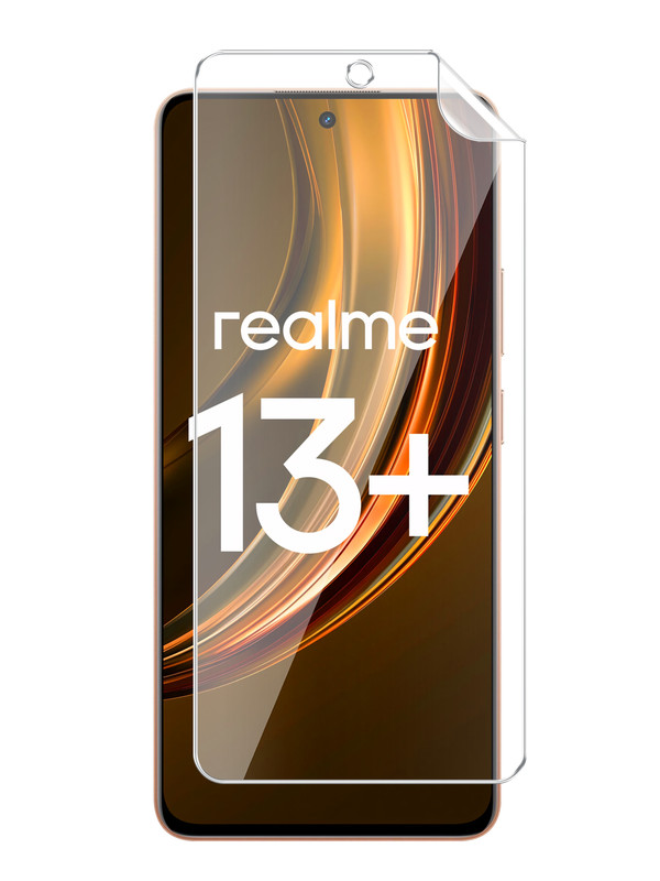 

Защитная плёнка Brozo на Realme 13+ гидрогелевая, прозрачная, Realme 13+