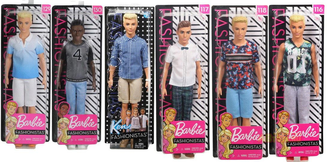 фото Кукла mattel barbie ken игра с модой в ассортименте dwk44