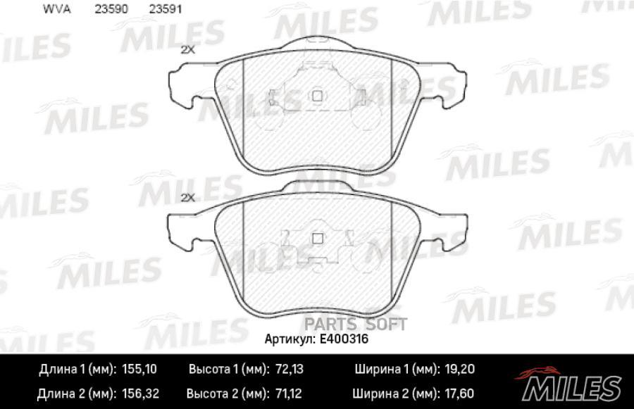 

Колодки тормозные volvo s60/v70/s80/xc70/xc90 98- передние lowmetallic