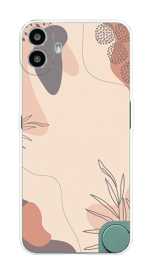 

Чехол на CMF Phone 1 "Нюдовые тона", Коричневый;серый, 3300450-1