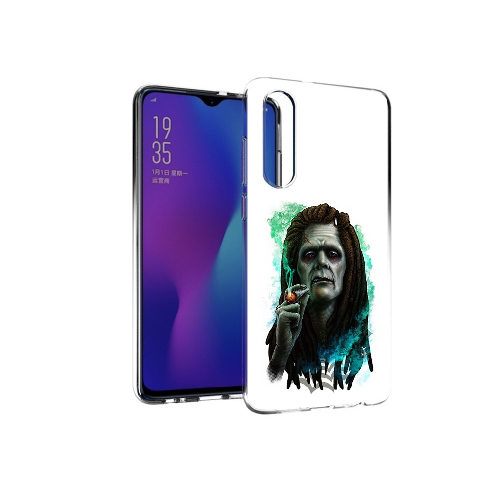 

Чехол MyPads Tocco для Huawei P30 зеленый мужчина с сигаретой, Прозрачный, Tocco