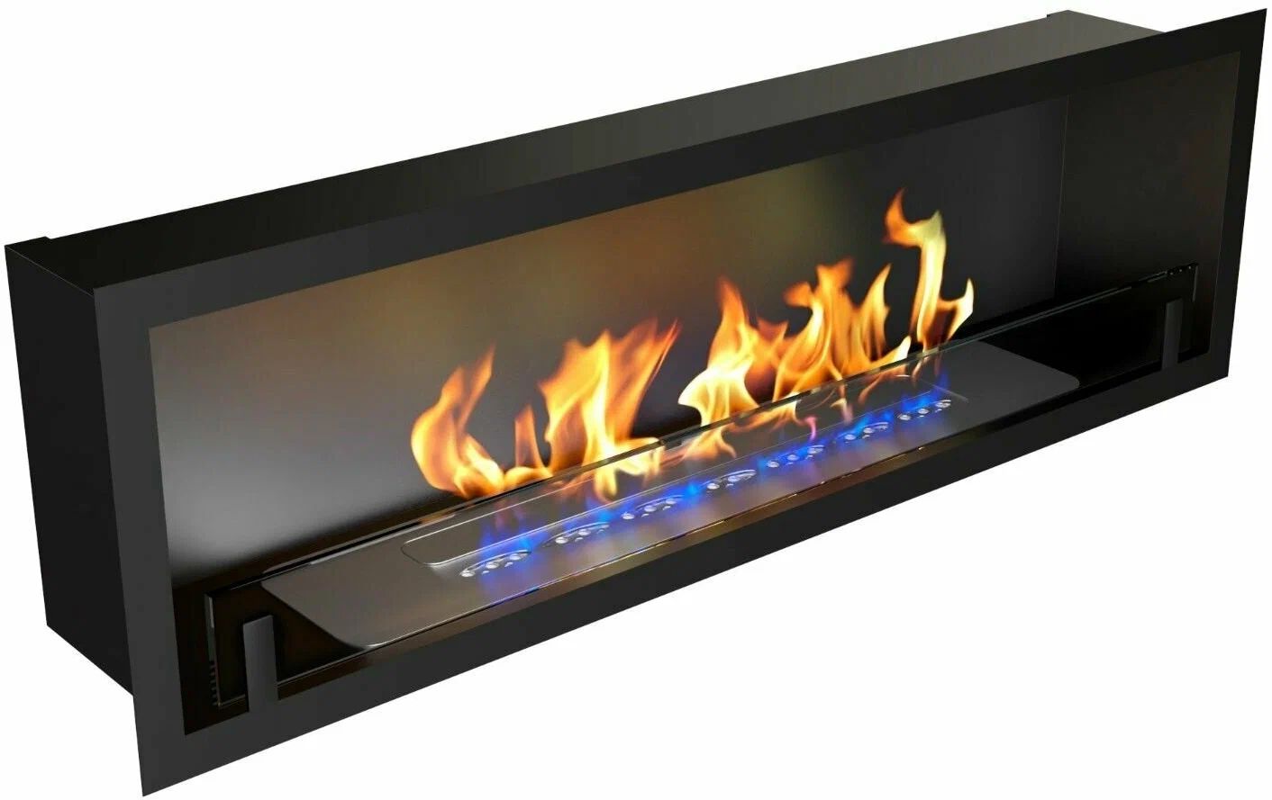 Биокамин встраиваемый Estetic Flame Fest 1000 со стеклом