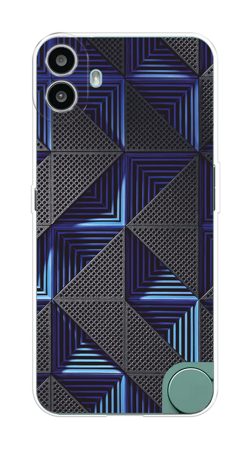 

Чехол на CMF Phone 1 "IBM", Серый;синий, 3300450-1