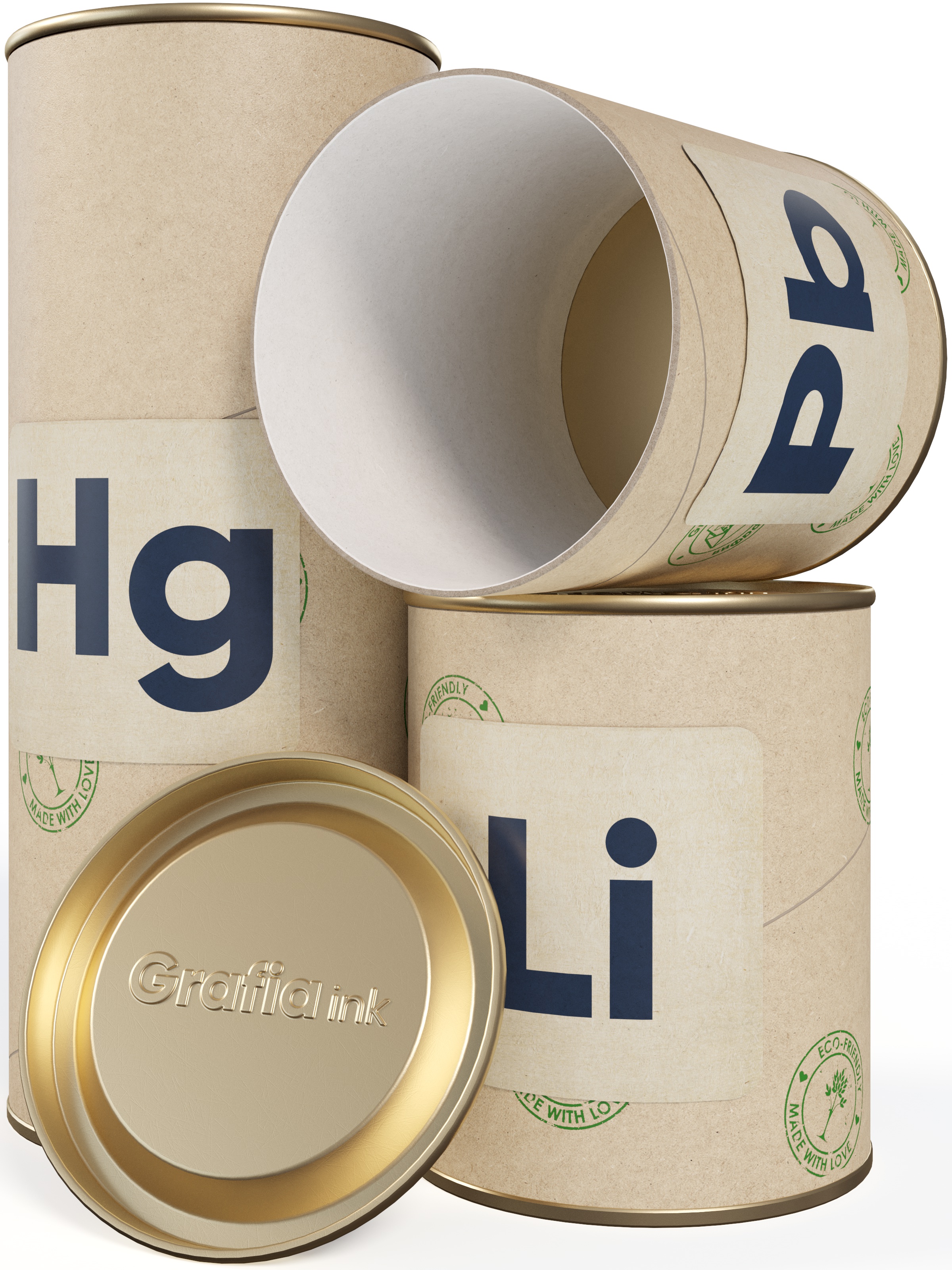 

Ведро ГраФия | Grafia ink T9.2_22+11x2_white 2.75л, "Pb Li Hg белый" ×3 2.75л
