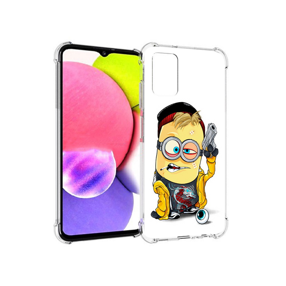 Чехол MyPads Tocco для Samsung Galaxy A03s миньон бандит (PT162170.549.475)