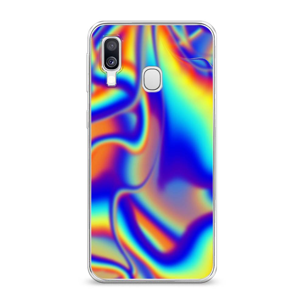 

Чехол на Samsung Galaxy A40 "Яркая голограмма", Разноцветный, 28050-3