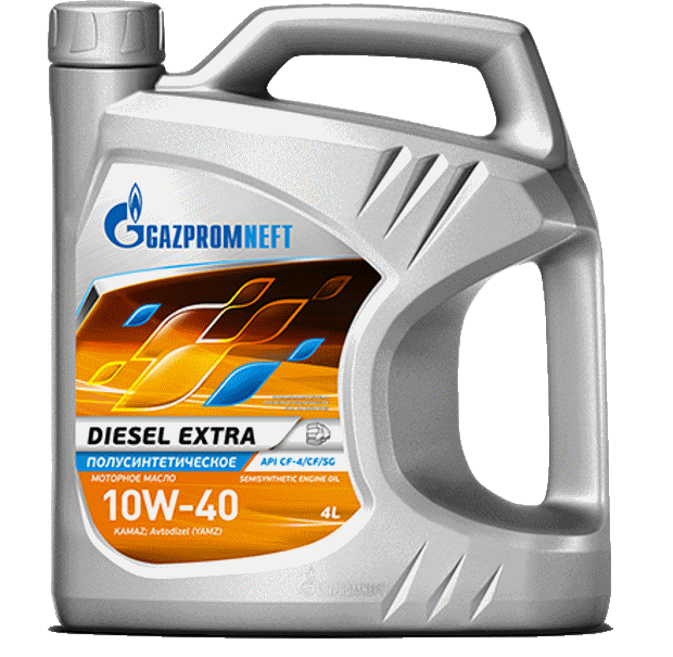 фото Масло моторное 10w40 gazpromneft diesel extra 4л канистра