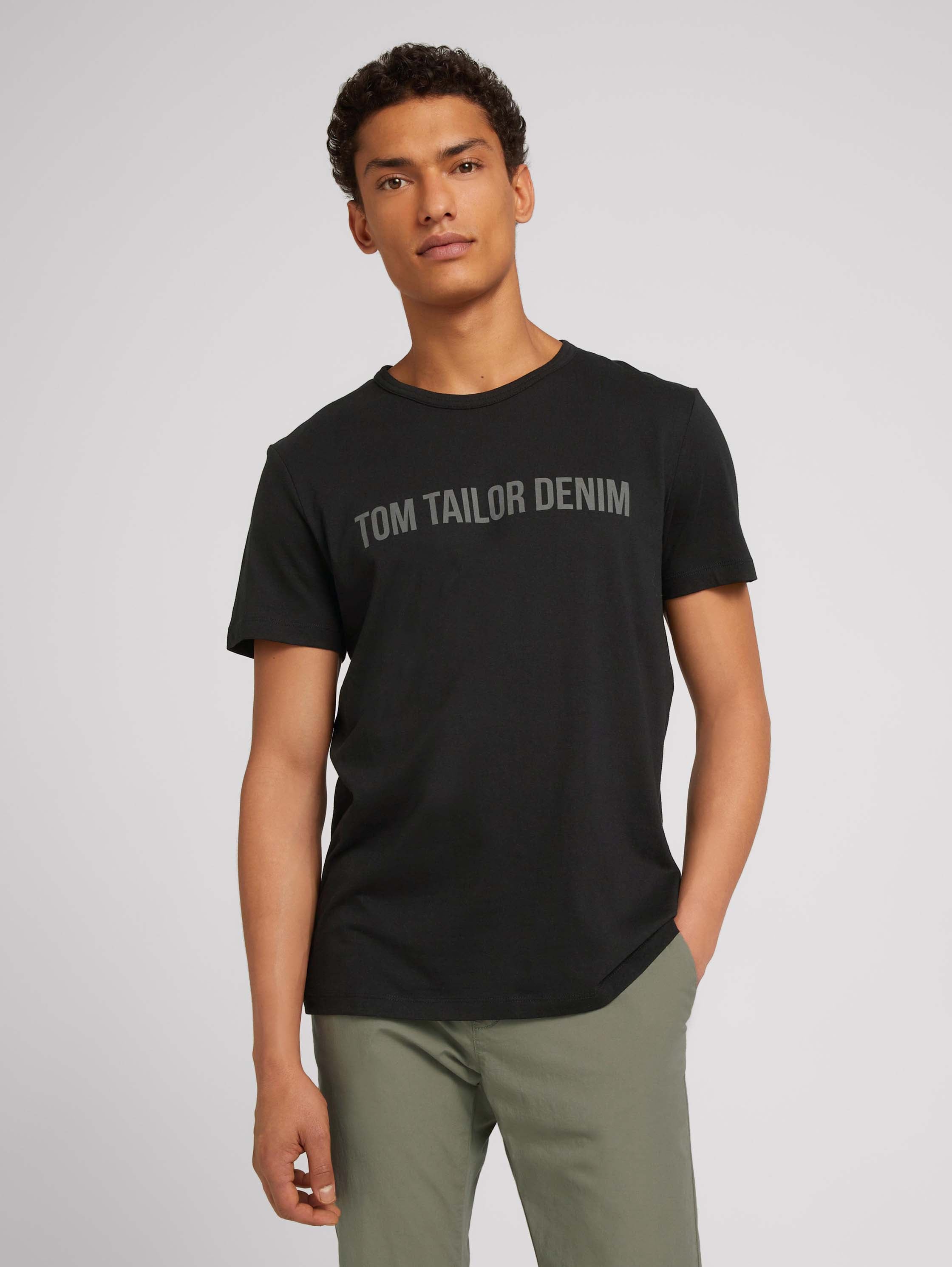 

Футболка мужская TOM TAILOR 1026926 черная 2XL, 1026926