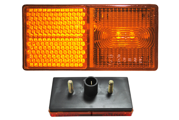 Фонарь габаритный LED 12V (желтый, мод.43) AT AT22906
