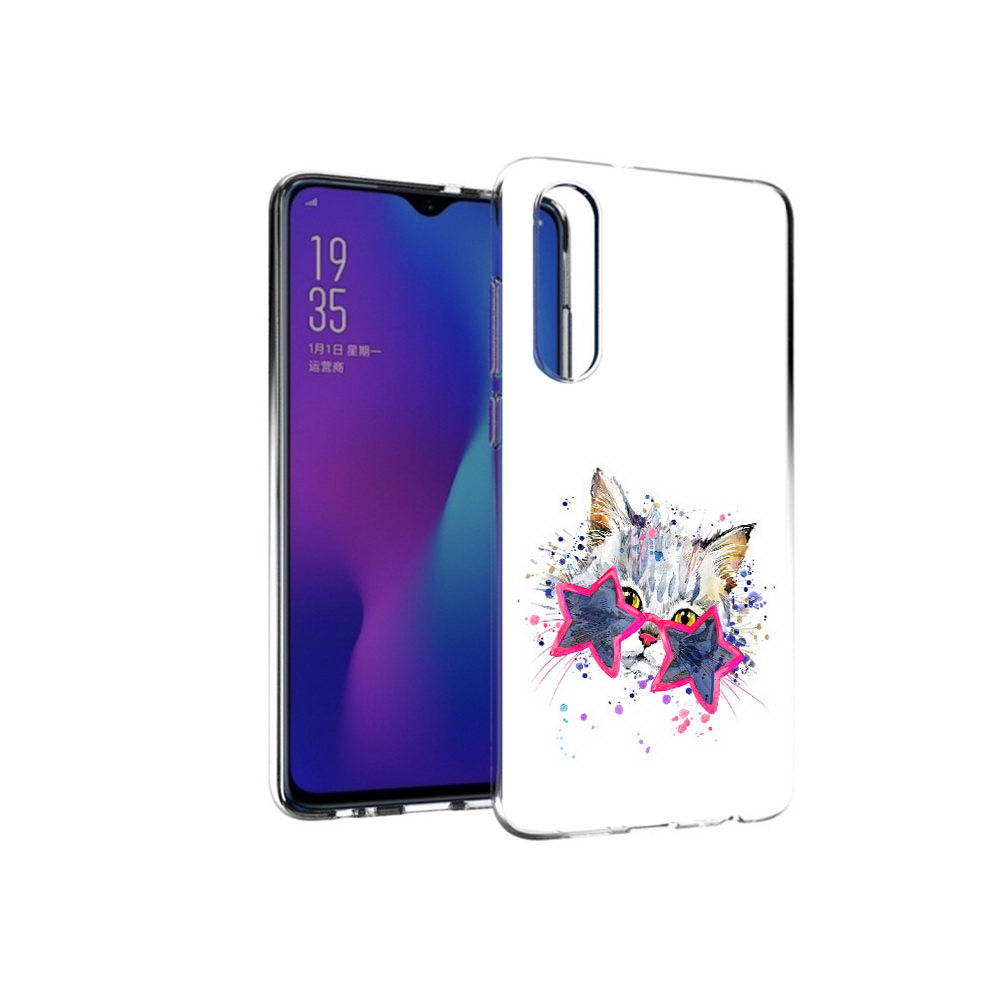 

Чехол MyPads Tocco для Huawei P30 звездные очки, Прозрачный, Tocco
