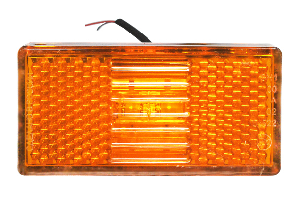 Фонарь габаритный LED 24V (желтый, 110х55мм, мод.51-00) AT AT22877