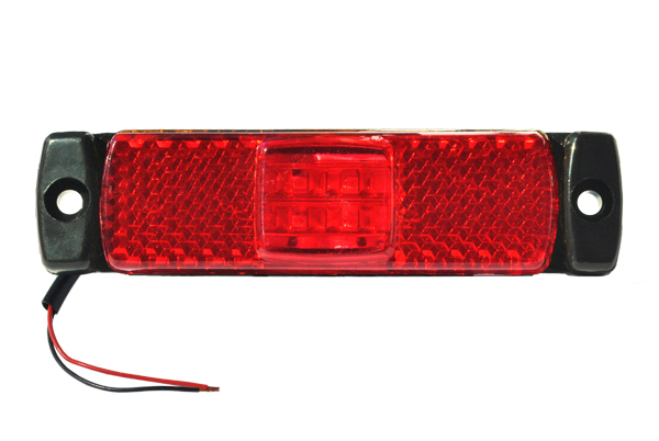 Фонарь габаритный LED 24V (красный, мод.80-02) AT AT22872