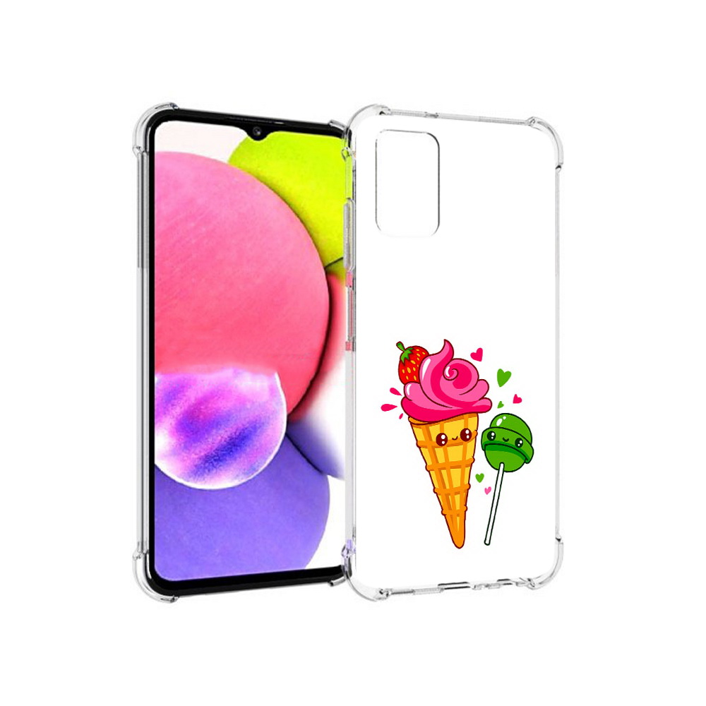 

Чехол MyPads Tocco для Samsung Galaxy A03s Вкусняшки (PT162170.549.45), Прозрачный, Tocco