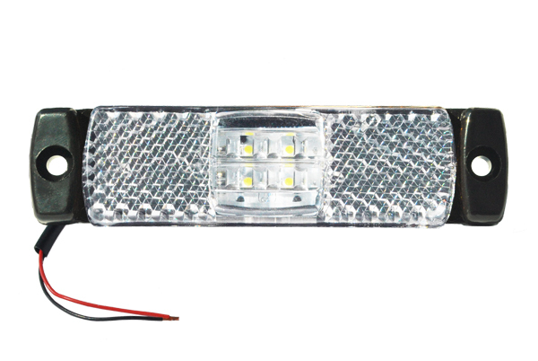 Фонарь габаритный LED 24V (белый, мод.80-01) AT AT22870