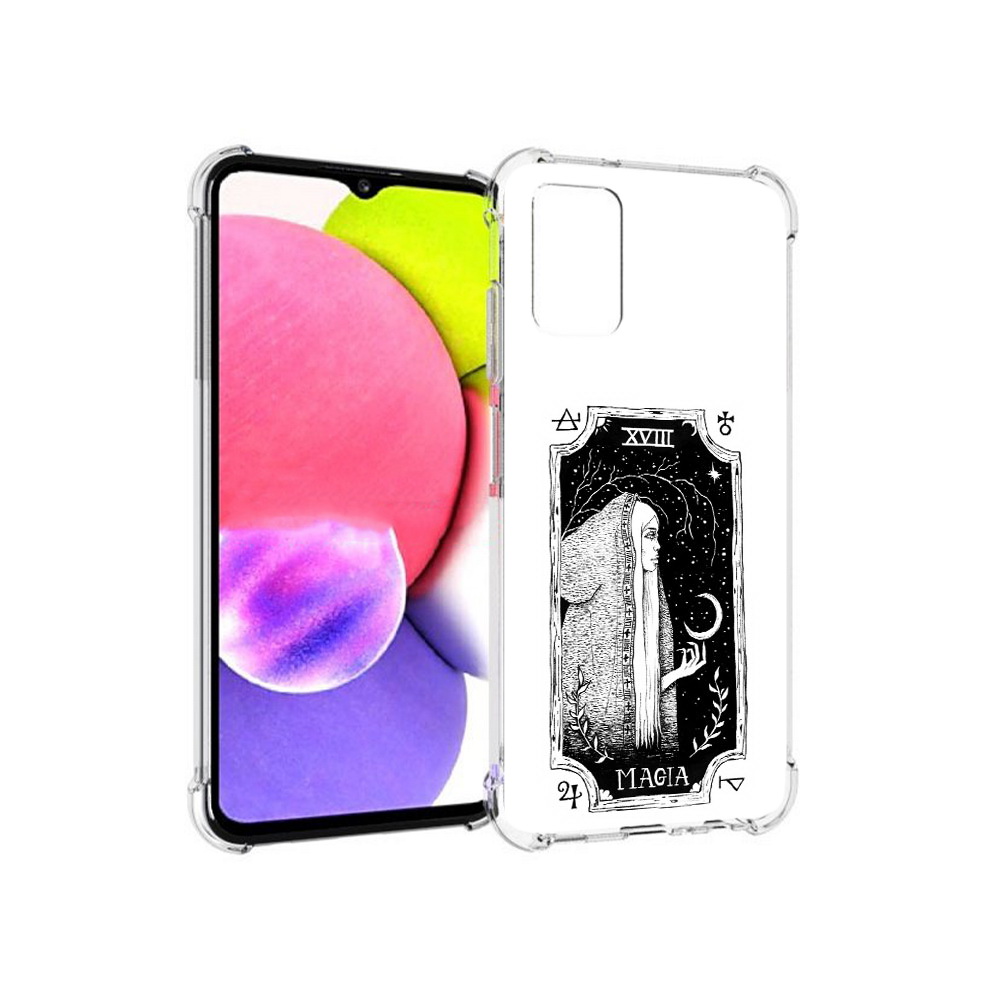 

Чехол MyPads Tocco для Samsung Galaxy A03s лунная магия (PT162170.549.447), Прозрачный, Tocco