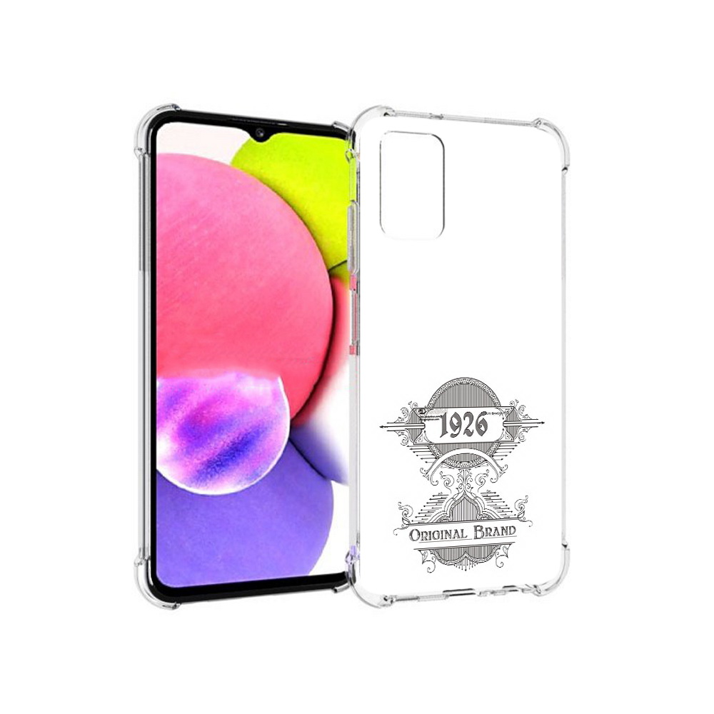 

Чехол MyPads Tocco для Samsung Galaxy A03s логотип черно белый (PT162170.549.446), Прозрачный, Tocco
