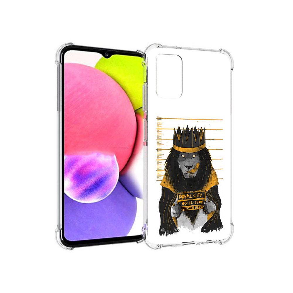 Чехол MyPads Tocco для Samsung Galaxy A03s лев в законе (PT162170.549.435)