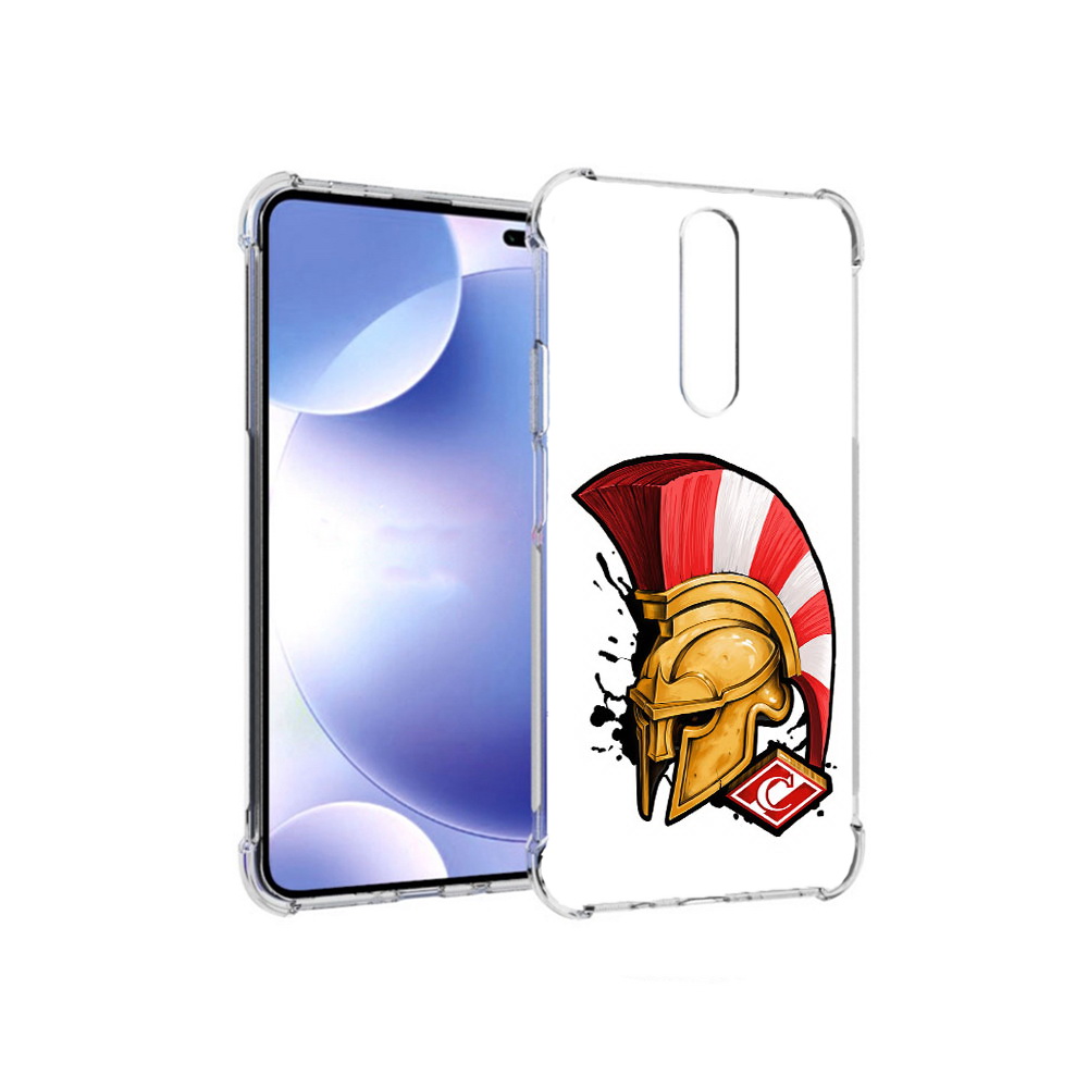 

Чехол MyPads Tocco для Xiaomi Redmi k30 ФК спартак шлем (PT226950.302.185), Прозрачный, Tocco