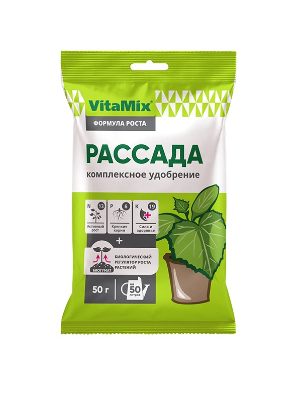 Удобрение Vitamix Рассада комплексное, 50 г