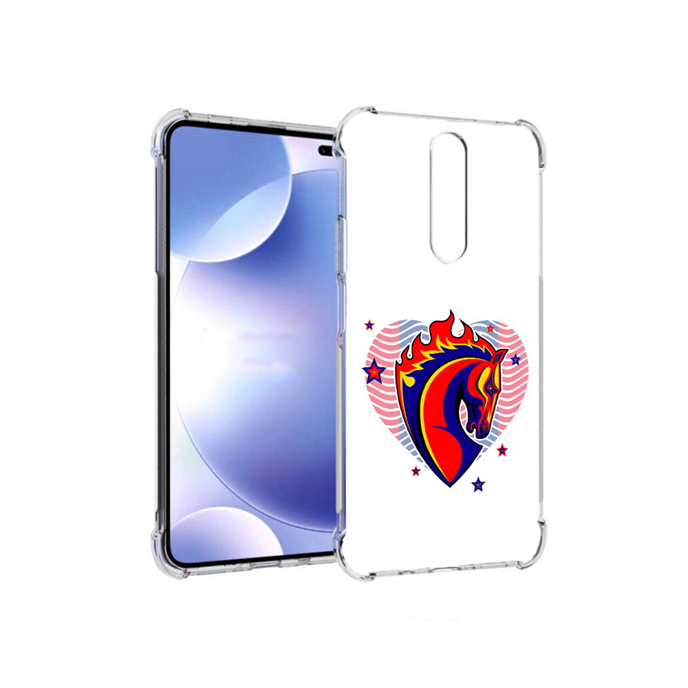

Чехол MyPads Tocco для Xiaomi Redmi k30 ФК ЦСЛ Лошадь (PT226950.302.180), Прозрачный, Tocco