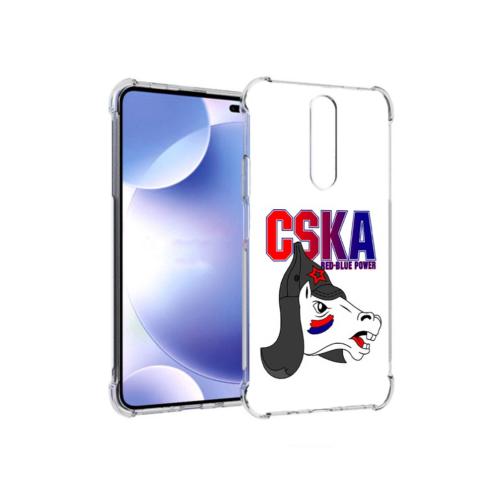 

Чехол MyPads Tocco для Xiaomi Redmi k30 ФК ЦСК лошадка россия (PT226950.302.179), Прозрачный, Tocco