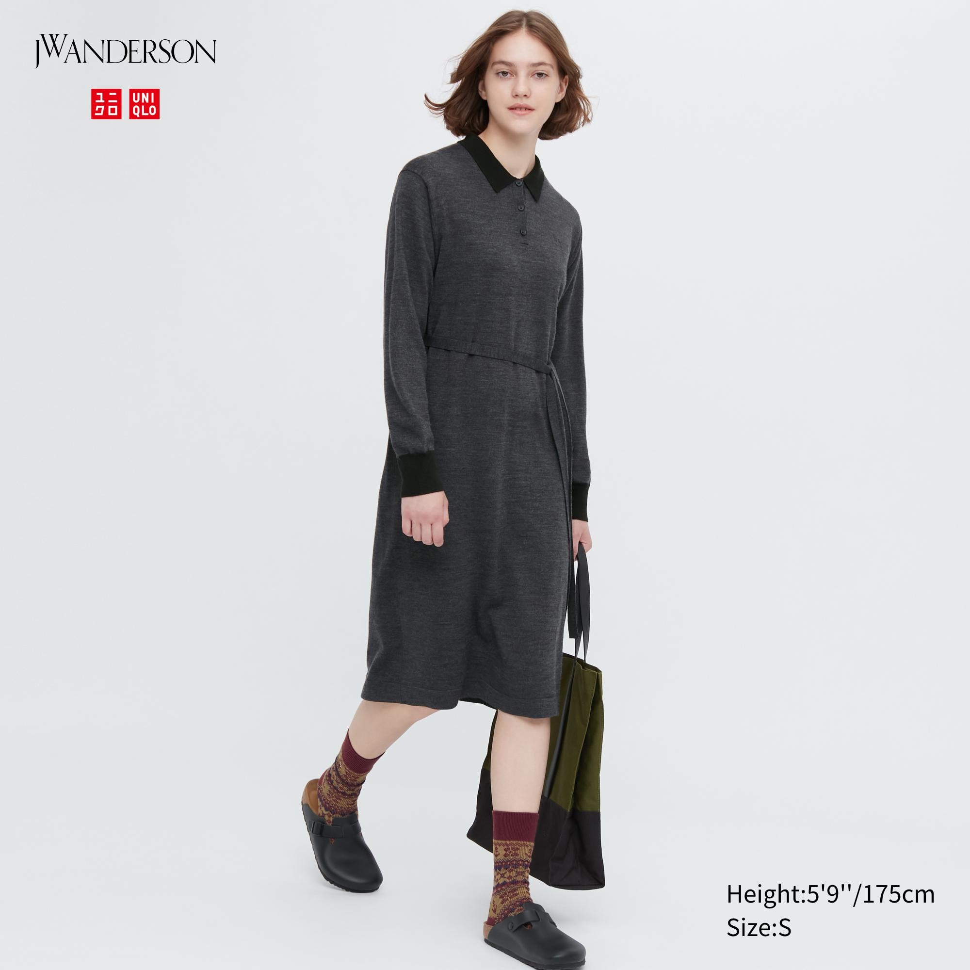 

Платье женское UNIQLO 452130COL08 серое M (доставка из-за рубежа), 452130COL08