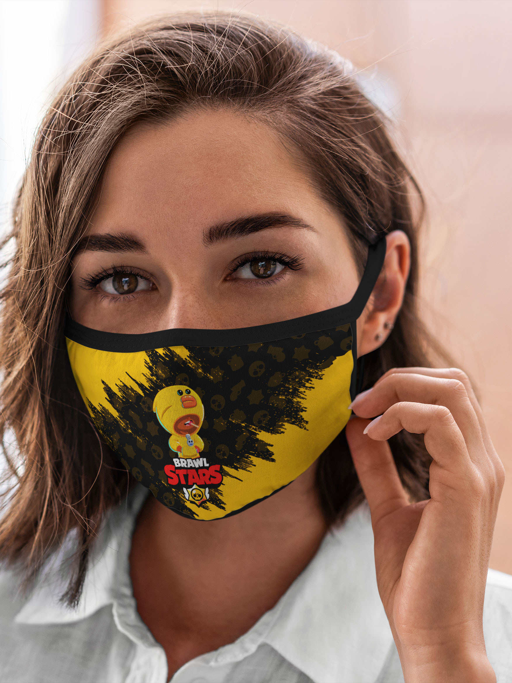 

Многоразовая маска унисекс Burnettie Brawl Stars Sally Leon, Разноцветный, Brawl Stars Sally Leon