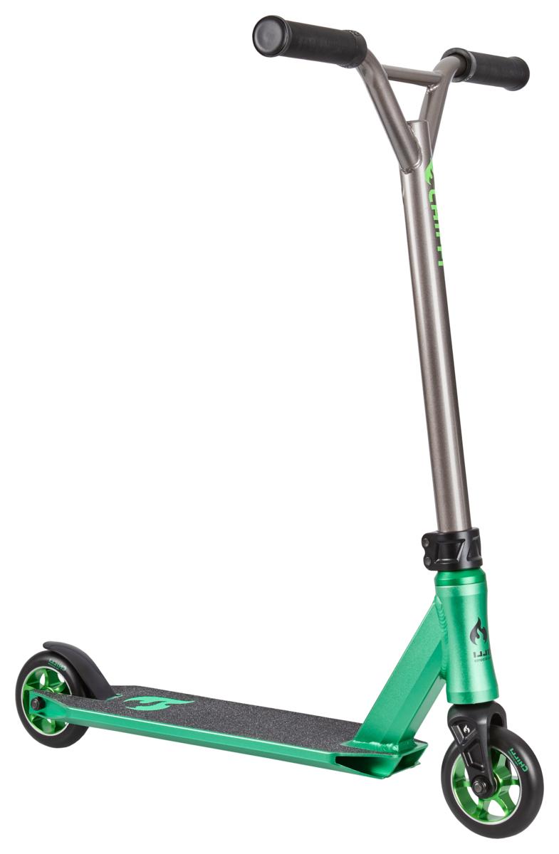 фото Самокат chilli pro scooter 3000 green/black