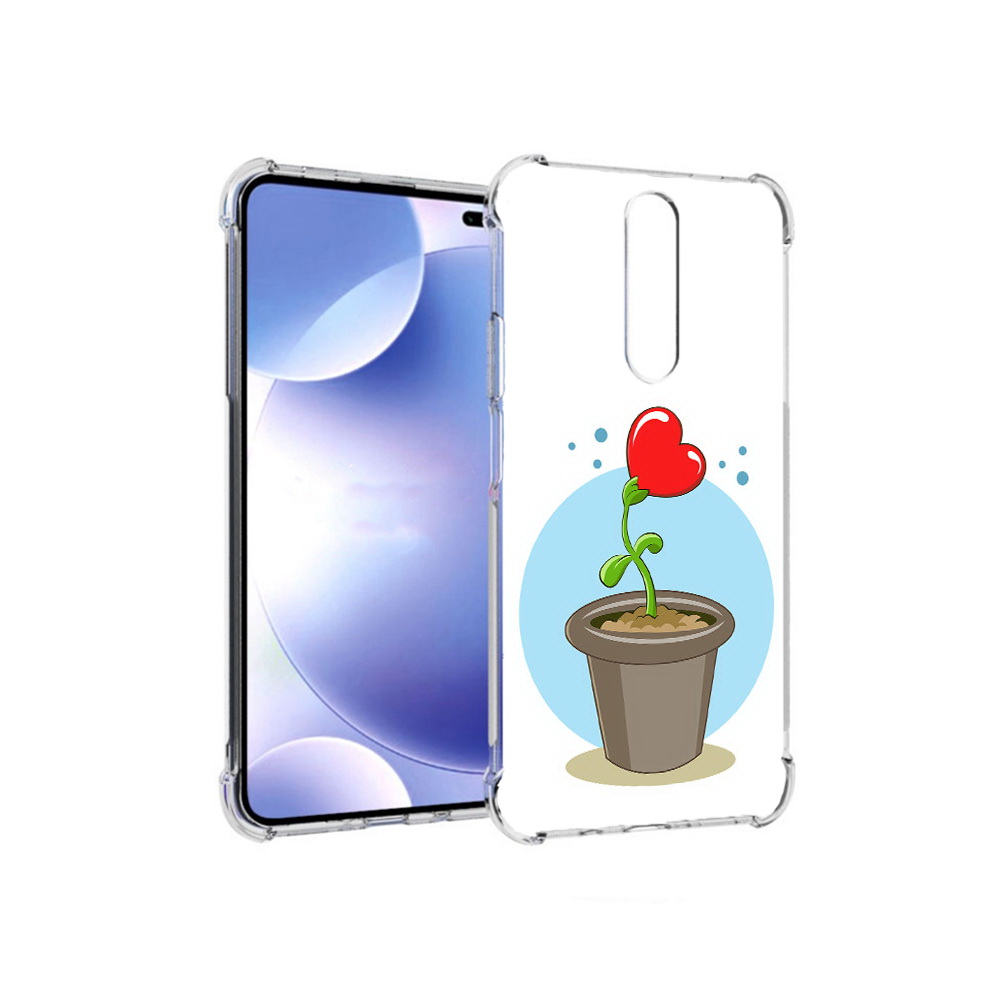 

Чехол MyPads Tocco для Xiaomi Redmi k30 Растение любви 14 февраля (PT226950.302.145), Прозрачный, Tocco
