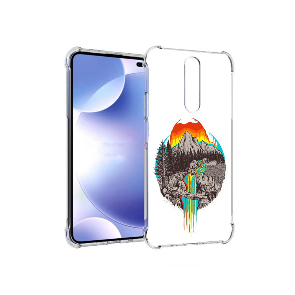 Чехол MyPads Tocco для Xiaomi Redmi k30 Радужный водопад (PT226950.302.144)