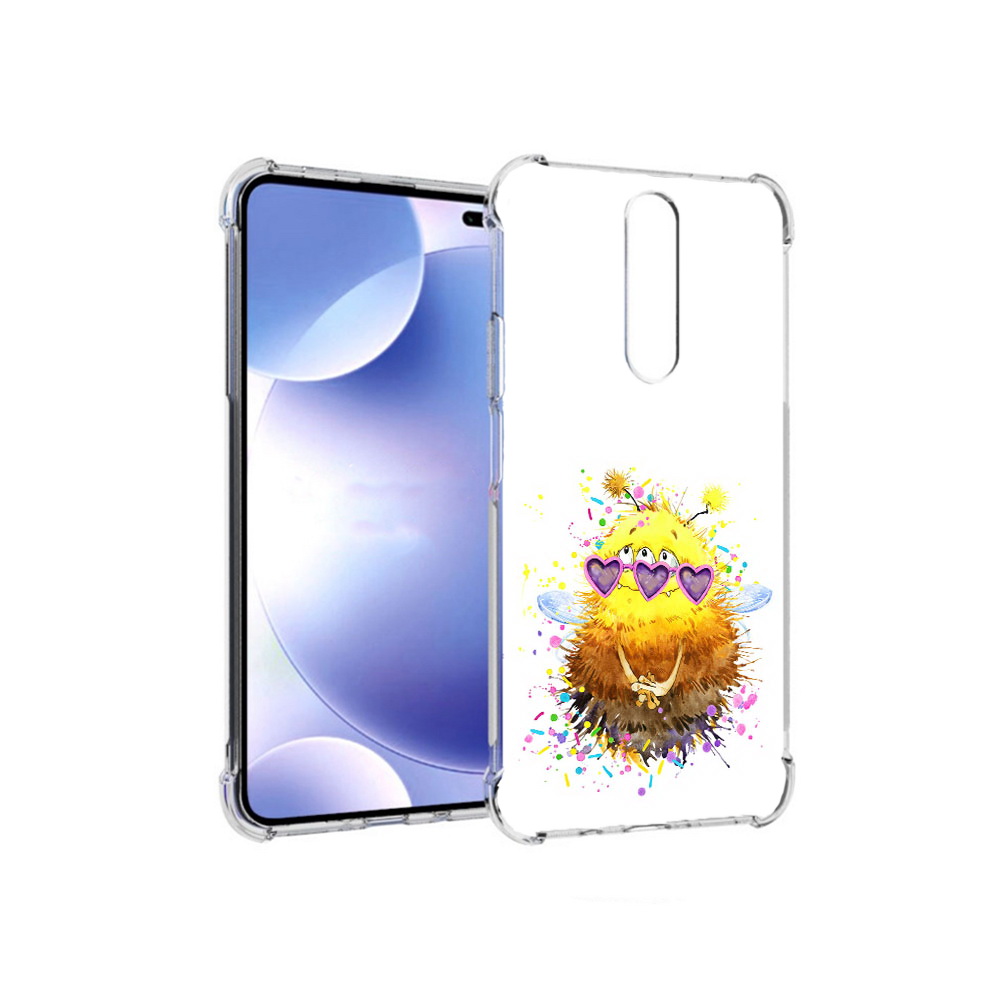 

Чехол MyPads Tocco для Xiaomi Redmi k30 Пушитый шмель (PT226950.302.143), Прозрачный, Tocco