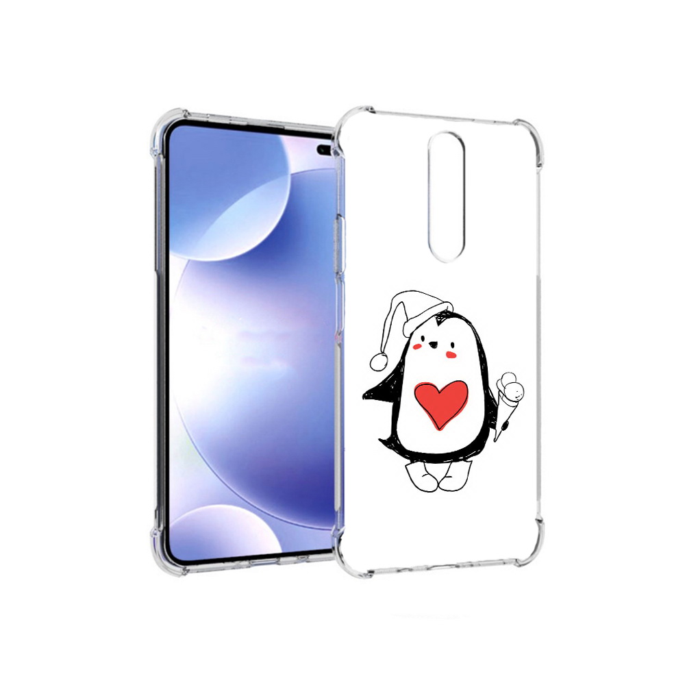 

Чехол MyPads Tocco для Xiaomi Redmi k30 Пингвин с мороженым (PT226950.302.135), Прозрачный, Tocco
