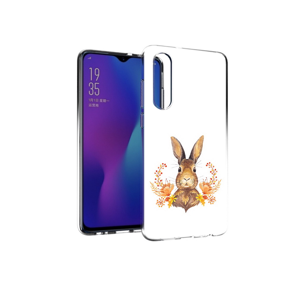 

Чехол MyPads Tocco для Huawei P30 зайка в цветах, Прозрачный, Tocco
