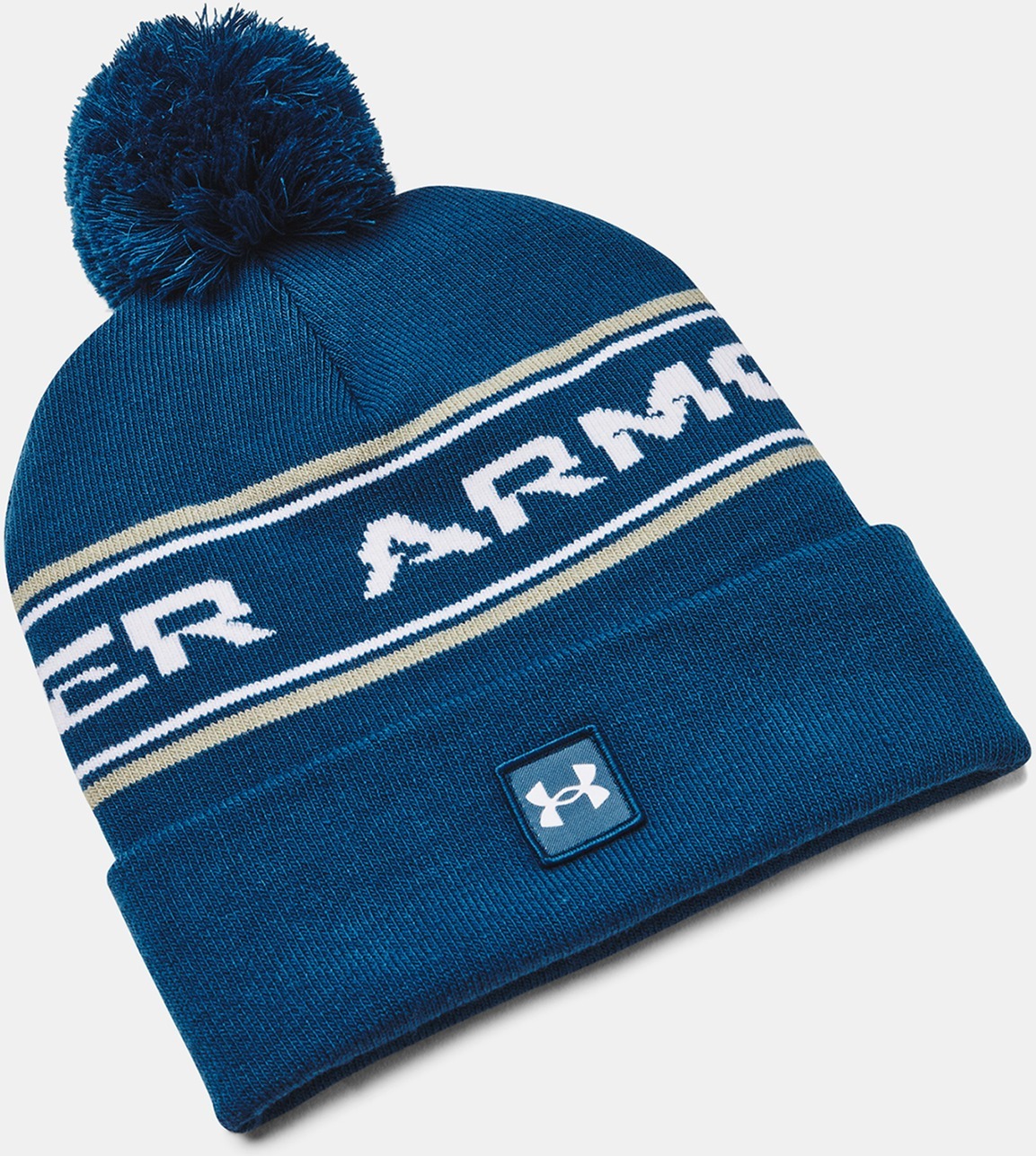 

Шапка мужская Under Armour Ua Mens Halftime Pom Beanie синяя, р. 56-60, Синий, Ua Mens Halftime Pom Beanie