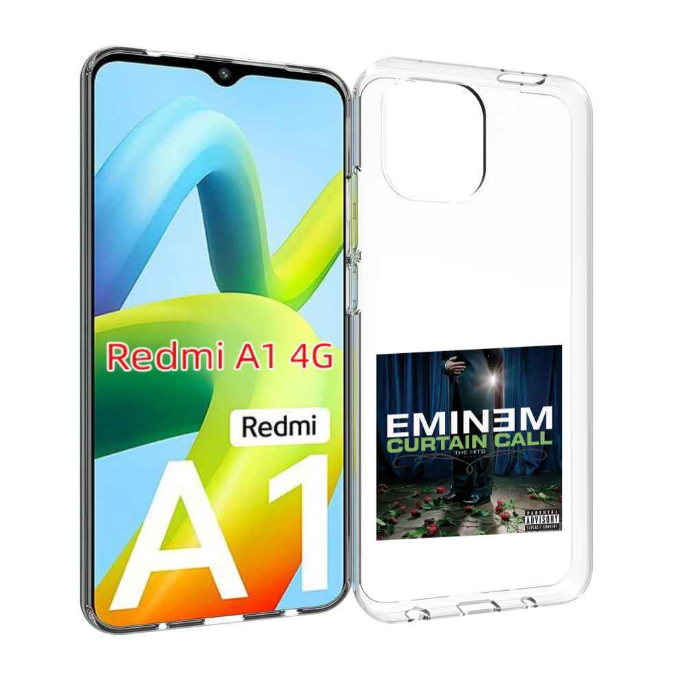 

Чехол MyPads Eminem Curtain Call The hits для Xiaomi Redmi A1, Прозрачный, Tocco