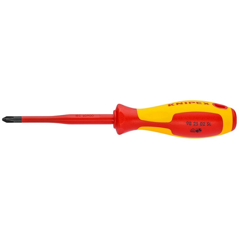 фото Крестообразная отвертка knipex пози 1000 v kn-982502sl nobrand