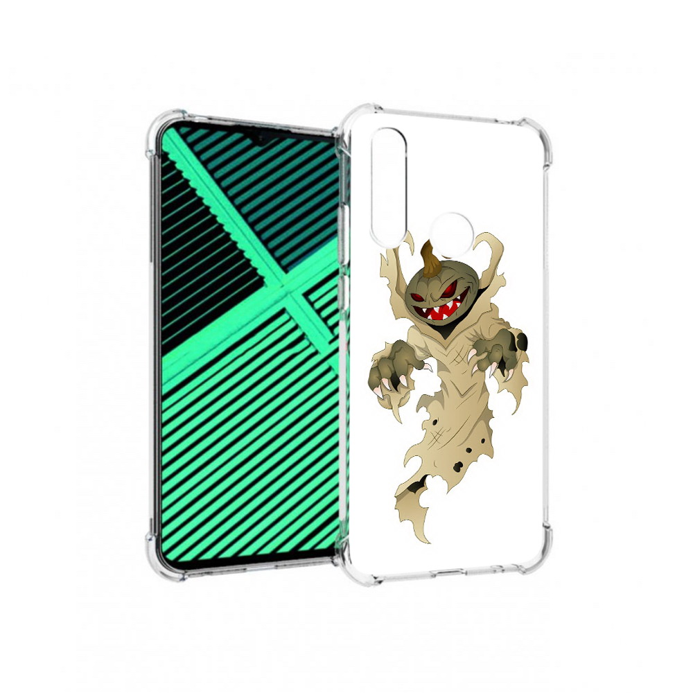 

Чехол MyPads Tocco для Motorola Moto G8 Power Lite призрак хэллоуина (PT227069.358.555), Прозрачный, Tocco