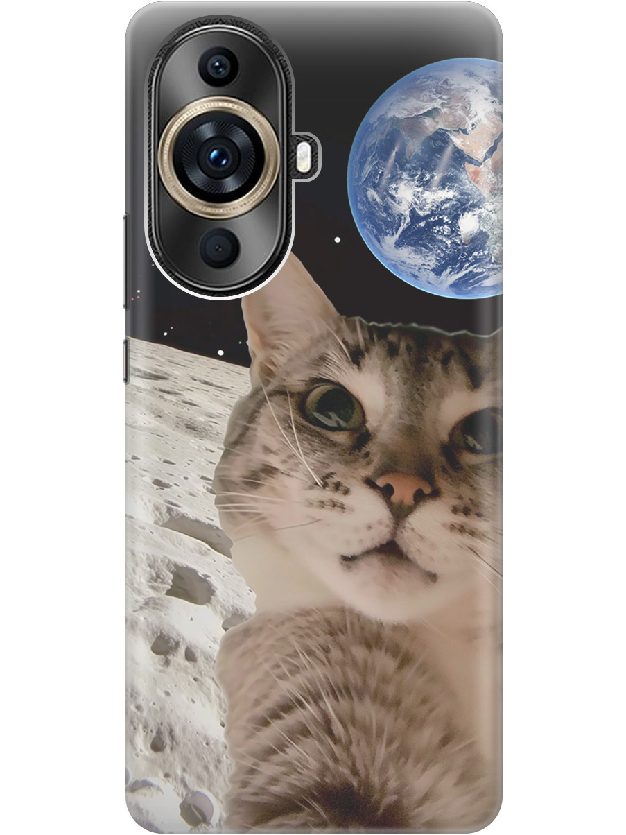 

Силиконовый чехол на Huawei nova 11 Pro / Ultra с принтом "Котик на луне", Прозрачный;белый;серый;черный, 769390212