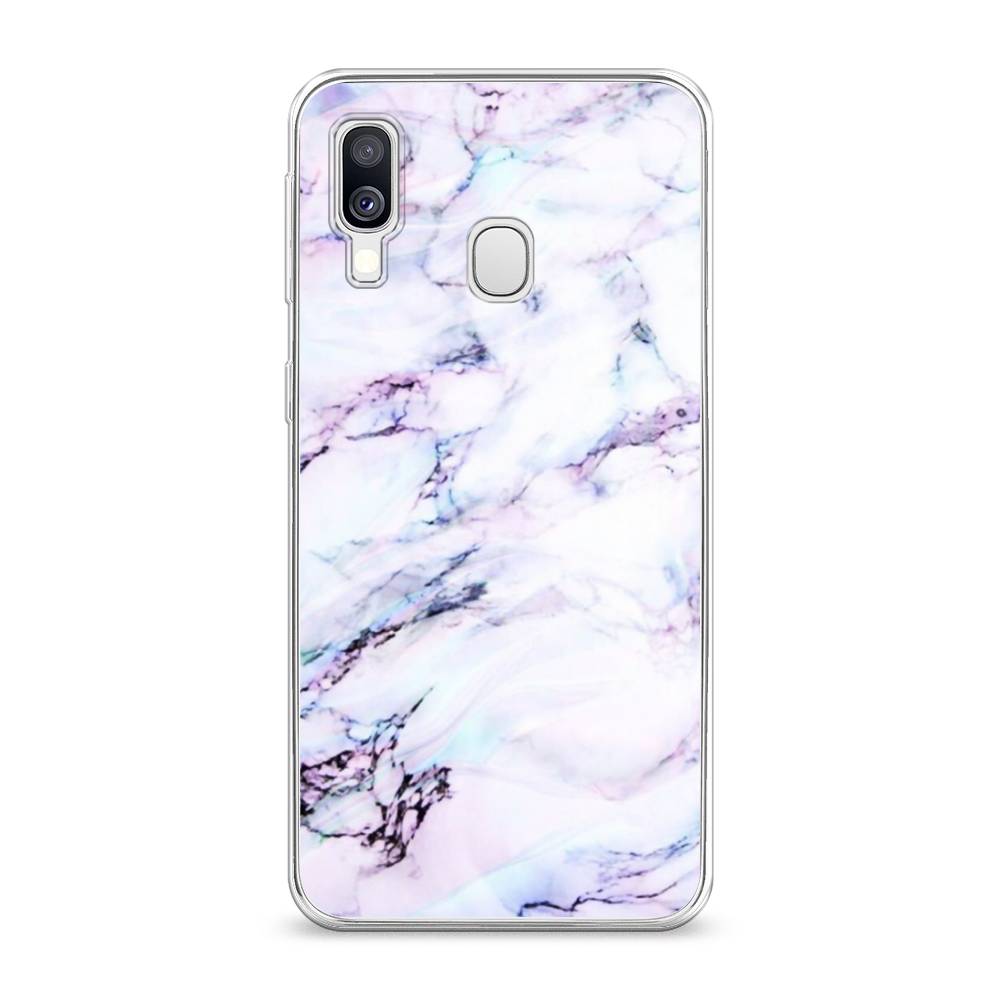 

Чехол на Samsung Galaxy A40 "Радужный мрамор", Серый;фиолетовый, 28050-3