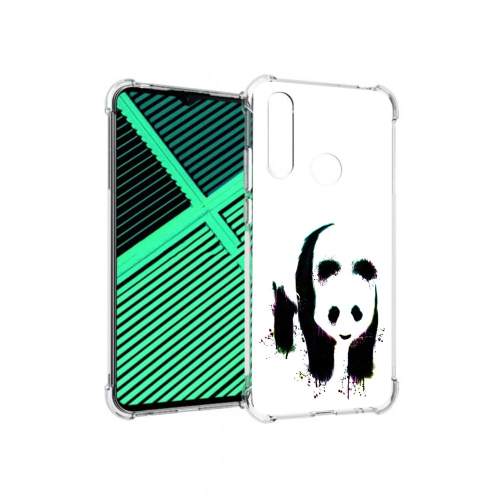 

Чехол MyPads Tocco для Motorola Moto G8 Power Lite панда в акварели (PT227069.358.532), Прозрачный, Tocco