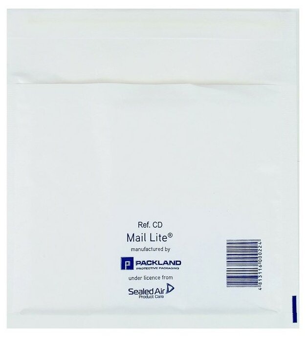 

Крафт-конверт с воздушно-пузырьковой плёнкой Mail Lite, 18х16 см, White