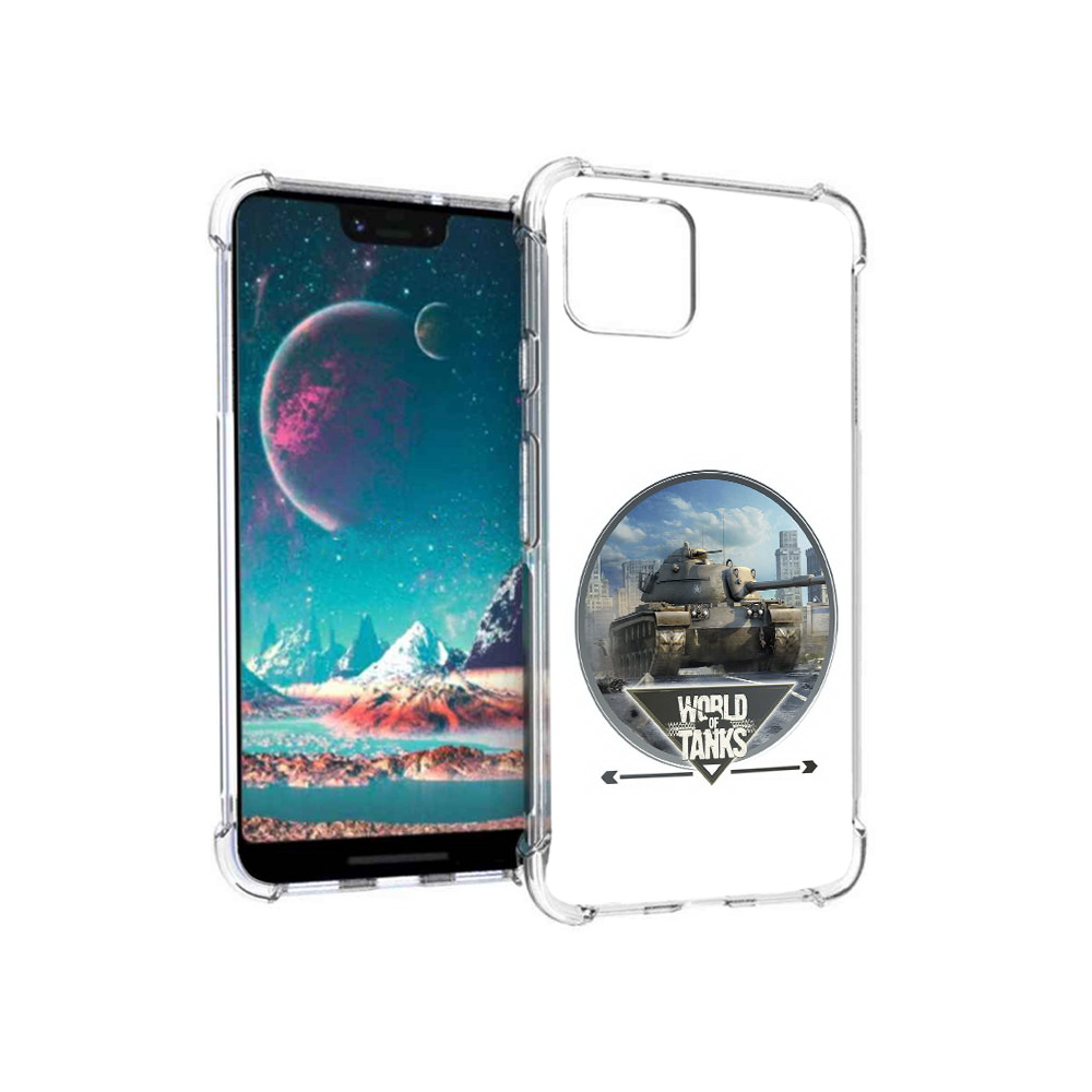 

Чехол MyPads Tocco для Google Pixel 4 Мир танков (PT139521.618.119), Прозрачный, Tocco