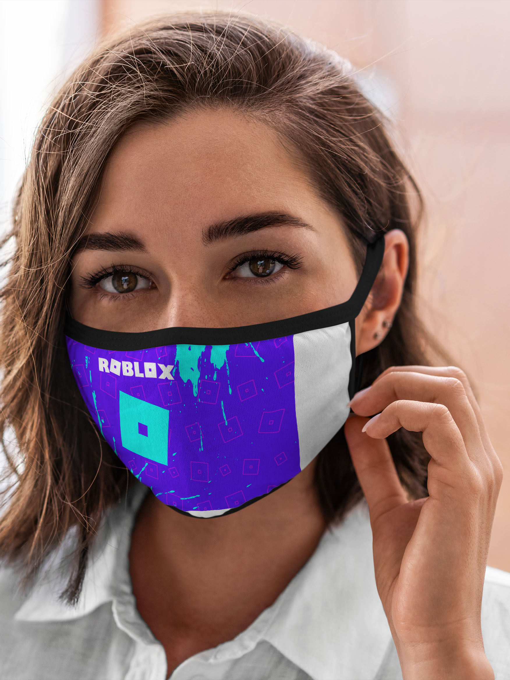 

Многоразовая маска унисекс Burnettie Roblox Роблокс, Разноцветный, Roblox Роблокс