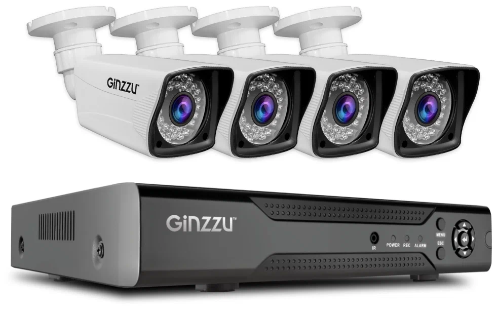 

Комплект HK-446D,4ch,1080N,HDMI,4улич кам 2.0Mp,IR20m,пласт