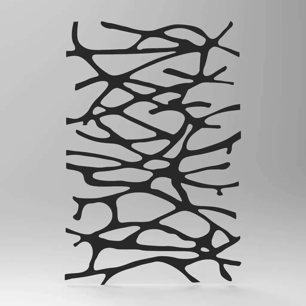 

Панно настенное металлическое ветки P-050-02, P-050-00